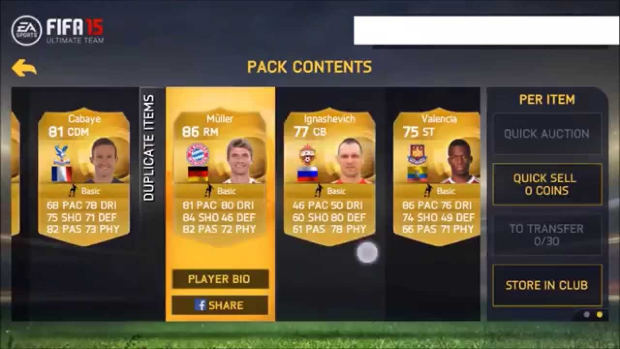 pack opener fifa 15 demo