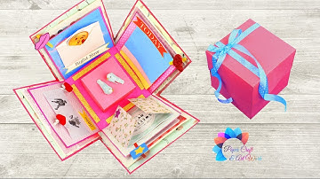 Explosion Box Tutorial Part-2 | For Birthday / Anniversary Gift