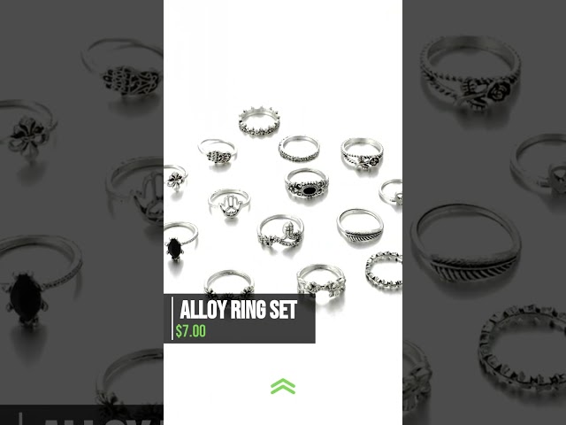 14-Piece Zinc Alloy Ring Set class=