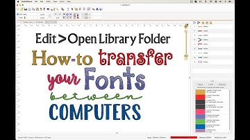 How To transfer and back up your Fonts & other settings in Embrilliance