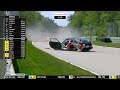 Porsche GT3 Cup Challenge USA 2018. Race 1 Road America. Last Laps | Hard Crashes