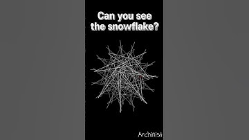 Can you see the snowflake? (I) #visualization #astrology #mathematics #coding #matlab #snowflakes