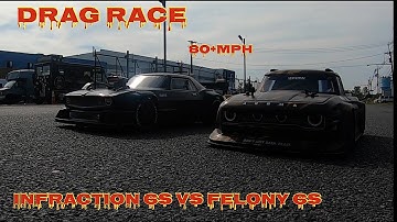 DRAG RACE ORIGINAL INFRACTION VS NEW ARRMA FELONY