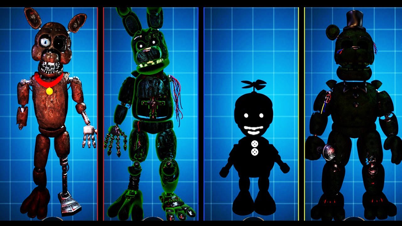 Картинки аниматроников из fnaf ar