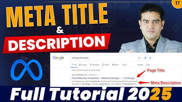 On Page SEO Meta Title and Description Full Practical Tutorial 2025 | #metatitle #metadescription