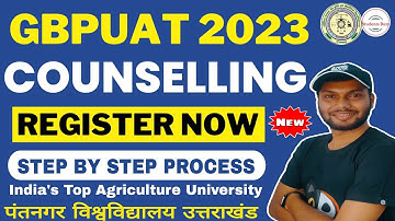 GBPUAT 2023 COUNSELLING 💚• GBPUAT COUNSELLING REGISTRATION , CHOICE FILLING STEP BY STEP PROCESS 🔥