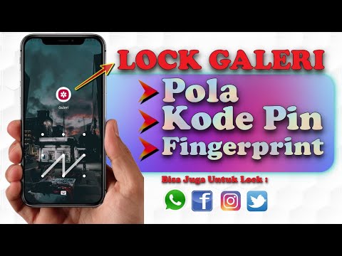Cara Mengunci Aplikasi Galeri, Kontak, WA dll Menggunakan Fingerprint