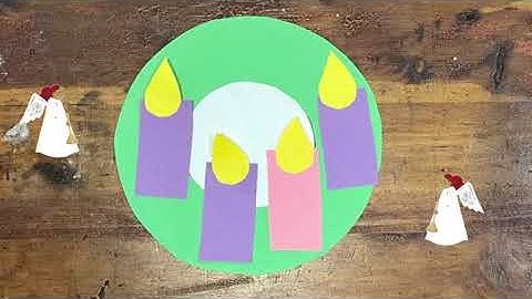 Advent Wreath Craft (Free Template)