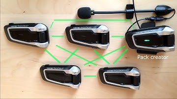 Cardo PACKTALK/BOLD - DMC Mesh Group Intercom for 5 riders