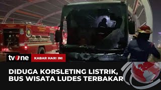 Bus Wisata Terbakar saat Melintas di Flyover Summarecon Bekasi | Kabar Hari Ini tvOne