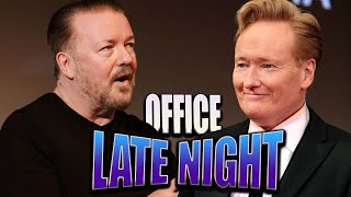 Ricky Gervais Helps Americans Understand -The Office- Late Night with Conan O'Brien