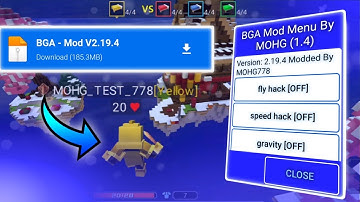 Blockman go adventure mod menu version 2.19.4