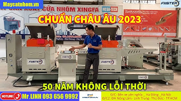 Máy cắt nhôm 2 đầu | Faster F500 CNC chuẩn châu âu 2023