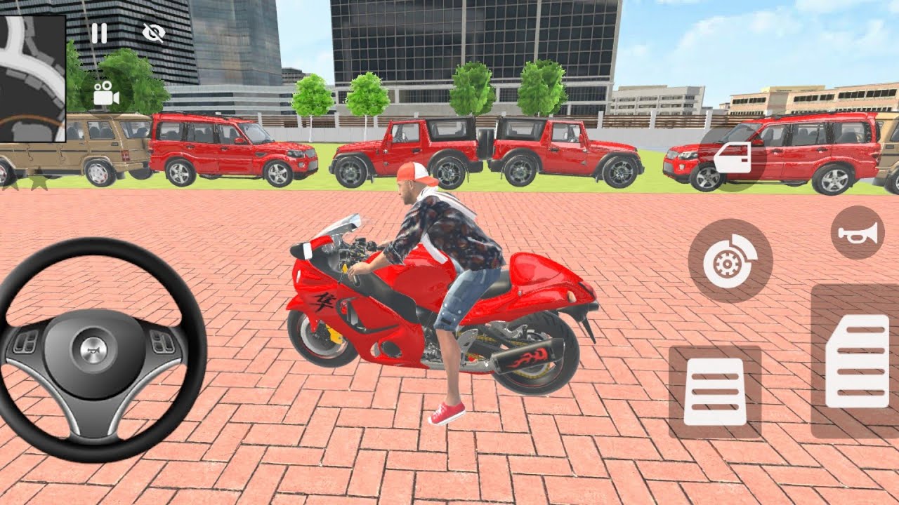 🎮 Franklin order by 2️⃣Mahindra Thar & 2️⃣ Mahindra Scorpio in Indian 🇮🇳 bike Theft Auto simulator 🎮