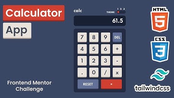 Calculator | HTML & Tailwindcss | Frontend Mentor Challenge