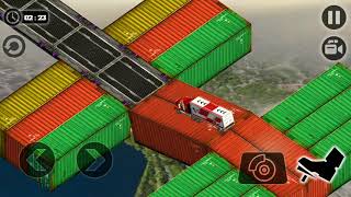 مستحيل Truck Track Drive gameplay android - المتطرفة شاحنة ألعاب محاكاة القيادة screenshot 2