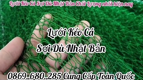 Lưới Kéo Cá Vét Cá Ao Sông Hồ Đầm Ruộng Lúa - Lưới Kéo Cá Tôm Tép Sợi Dù Nhật Bản