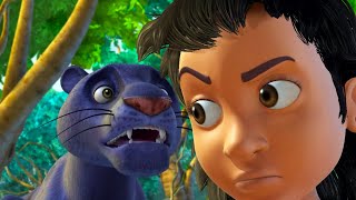 Маугли - Книга Джунглей - Новые приключения Багиры - развивающий мультфильм для детей