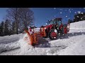 Kahlbacher Mehrzweck-Schneepflug DS 260 am Kubota M5