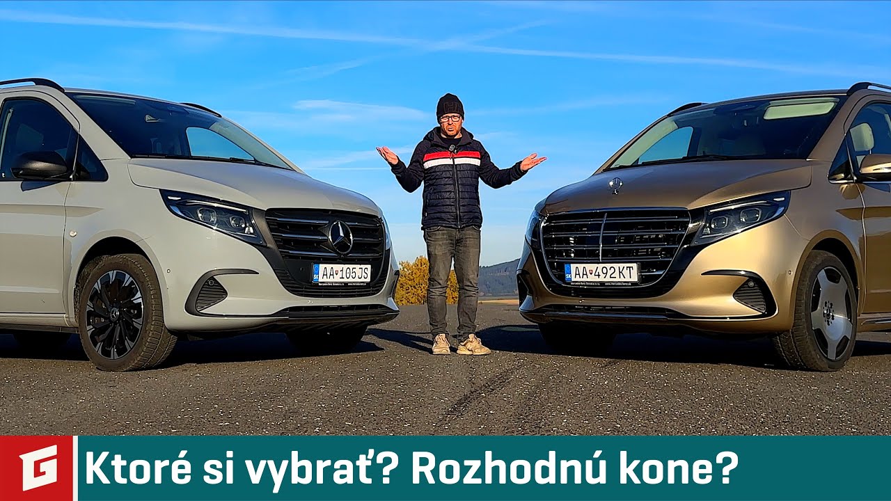 Mercedes-Benz Vito Tourer 116 CDI  vs V 300d 4x4 - TEST - GARAZ.TV - Rasťo Chvála