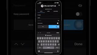 MikroTik iOS mobile app screenshot 2
