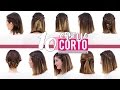 10 peinados fáciles para cabello corto o media melena | Patry Jordan