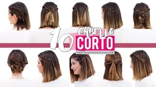 10 peinados fáciles para cabello corto o media melena | Patry Jordan