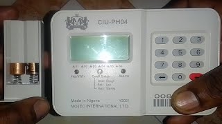 Mojec Prepaid meter CIU-PH04 battery issue