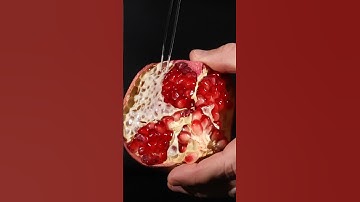 Just Pomegranate Close Up #satisfying #macro #asmr #asmreating #closeup #zoom #experiment