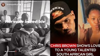 Chris Brown posted talented Naledi Aphiwe again 🥺 | Mama ubaba ulala nami | Phakamis' u7 covers