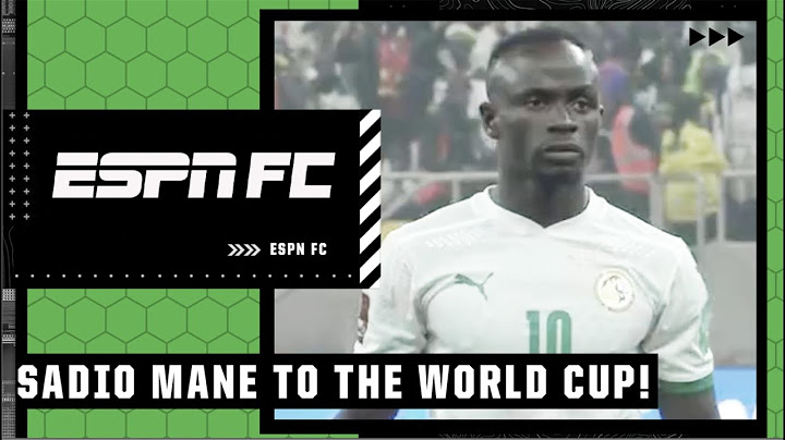 Sadio Mane sends Senegal to the World Cup! SCENES! | ESPN FC