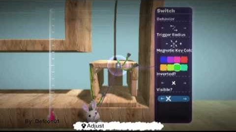 Little Big Planet How to make Elevator w/control and doors By: Defcon01