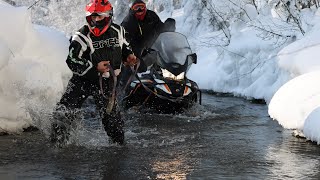 "12 Отмороженных" Снегоходная Экспедиция в Шерегеш.  Абакан-Шерегеш на Снегоходах! Сибирь.