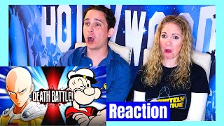 Death Battle Saitama vs Popeye reaction | One-Punch Man vs Thimble Theater