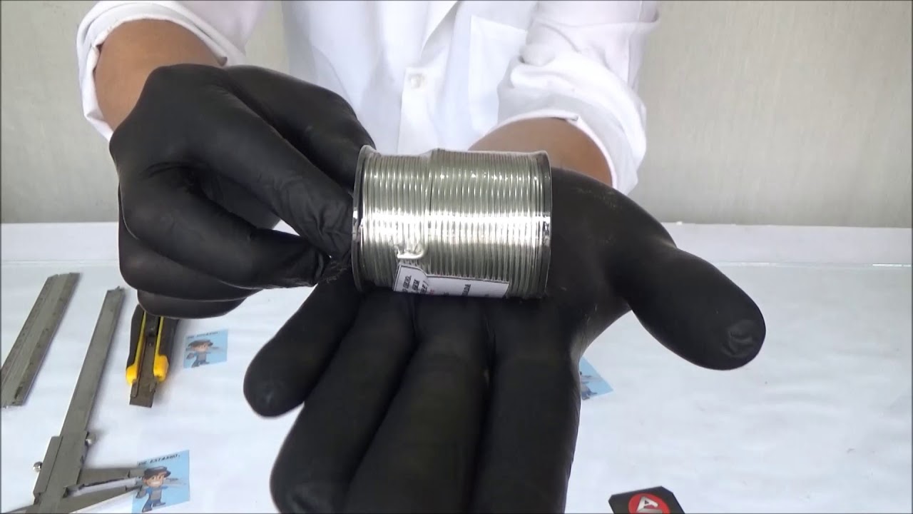 ( ISENTA DE CHUMBO )Estanho cobre 1,6 mm 200 grs mercado livre demonstração