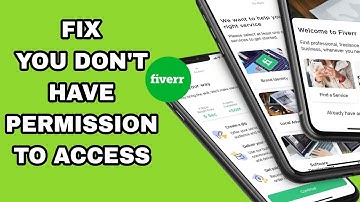 How To Fix And Solve Fiverr App Don