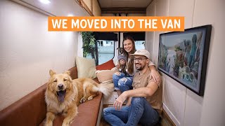 We've MOVED IN to our DIY SPRINTER VAN