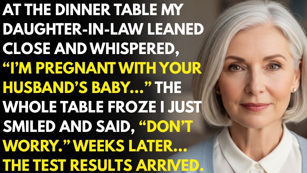 At the Dinner Table, My Daughter-in-Law Leaned In and Said, “I’m Pregnant With Your…”