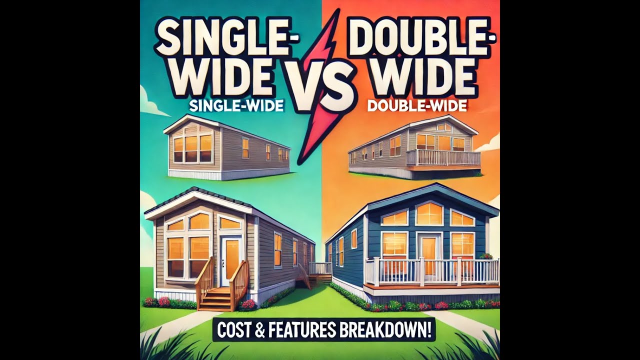Single-Wide vs. Double-Wide Homes: Cost Breakdown & Features Comparison!