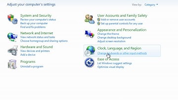 How To Change Your Default Keyboard settings in Windows 7 and Vista