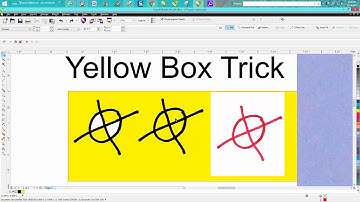 Corel Draw Tips & Tricks Yellow Box Trick