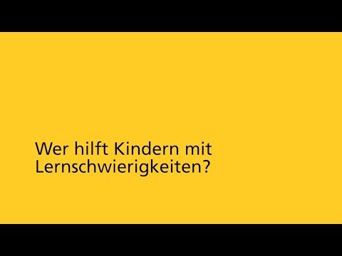 Wer hilft Kindern mit Lernschwierigkeiten?