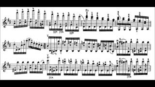 Niccolò Paganini - Caprice for Solo Violin, Op. 1 No. 2 (Sheet Music)