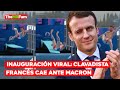 Momento olmpico viral reconocido clavadista francs resbala frente a macron  themxfam