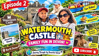 WATERMOUTH CASTLE 🏰 | Exploring Outside & Family Adventure! | Devon UK | EPISODE 2