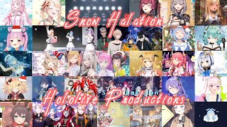 Hololive Productions Sings - Snow Halation [ JP, EN, ID, CN ] (µ's 2ndシングル) [2022 Edition]