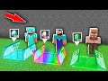 Minecraft NOOB vs PRO: HOW NOOB CHOOSE SECRET BUNKER TO GET ULTRA TREASURE? Challenge 100% trolling