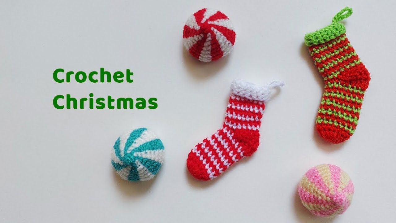 How to crochet mini stocking?