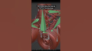 Not totally done, but now #blender files on KoFi for free download  #animation