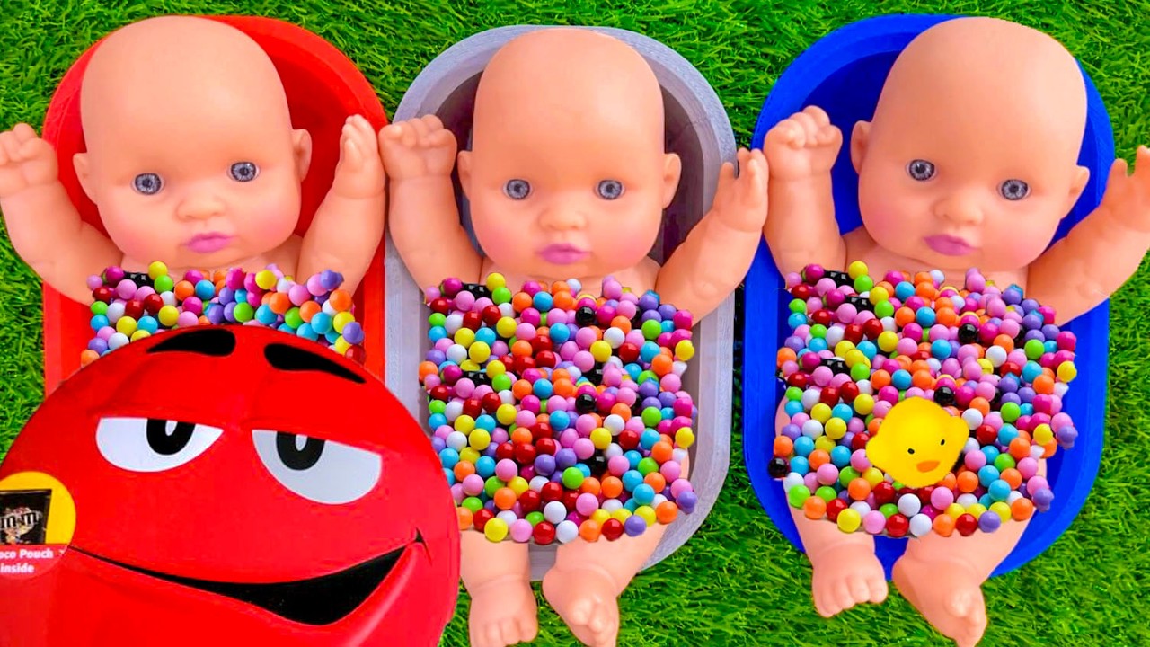 Super Satisfying Rainbow Slime ASMR | 3 Minute Candy Bath